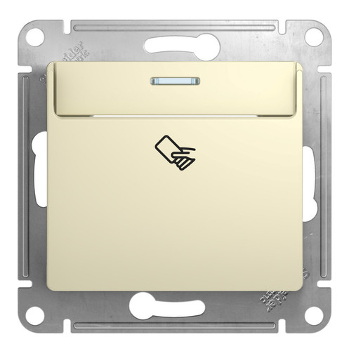 Карточный выключатель Systeme Electric GLOSSA, бежевый