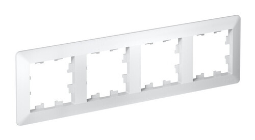 Рамка 4 поста Systeme Electric ATLASDESIGN AIR, белый