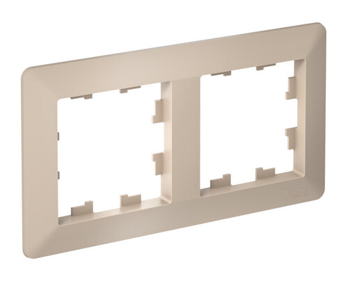 Рамка 2 поста Systeme Electric ATLASDESIGN AIR, песочный