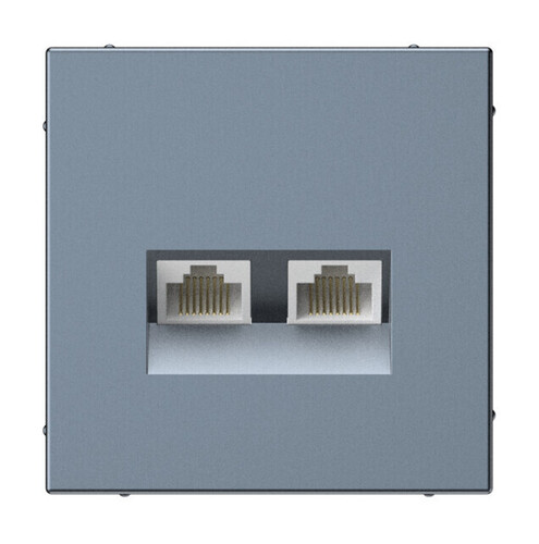 Systeme Electric ArtGallery Грифель Розетка двойная компьютерная RJ45+RJ45, кат. 5е, механизм