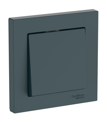 Systeme Electric AtlasDesign Изумруд Выключатель 1-клавишный, сх.1, 10АХ, в сборе, быстрозажим. клем.