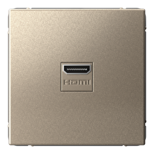 Systeme Electric ArtGallery Шампань Розетка HDMI, 16А, механизм
