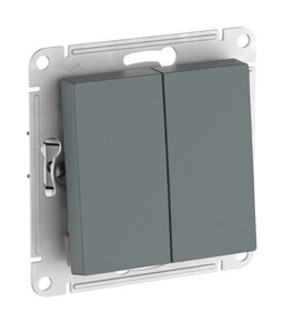 Systeme Electric AtlasDesign Грифель Переключатель 2-клавишный, сх.6/2, 10АХ, мех., быстрозажим. клем.
