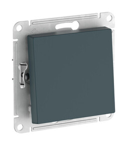 Systeme Electric AtlasDesign Изумруд Выключатель 1-клавишный, сх.1, 10АХ, мех., быстрозажим. клем.