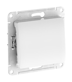 Systeme Electric Glossa Белый Переключатель перекрестный 1-клавишный, сх.7, 10АХ, мех., быстрозажим. клем.