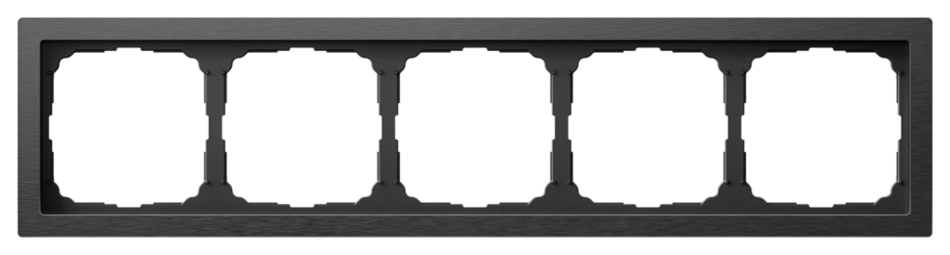 Systeme Electric ArtGallery Pure Металл Оникс Рамка 5-ая