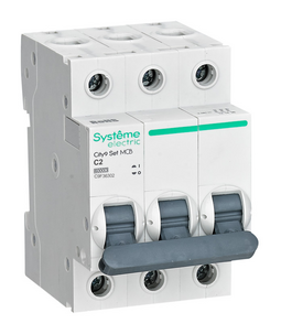 Systeme Electric City9 Set Автоматический выключатель C 2A 3P 6kA